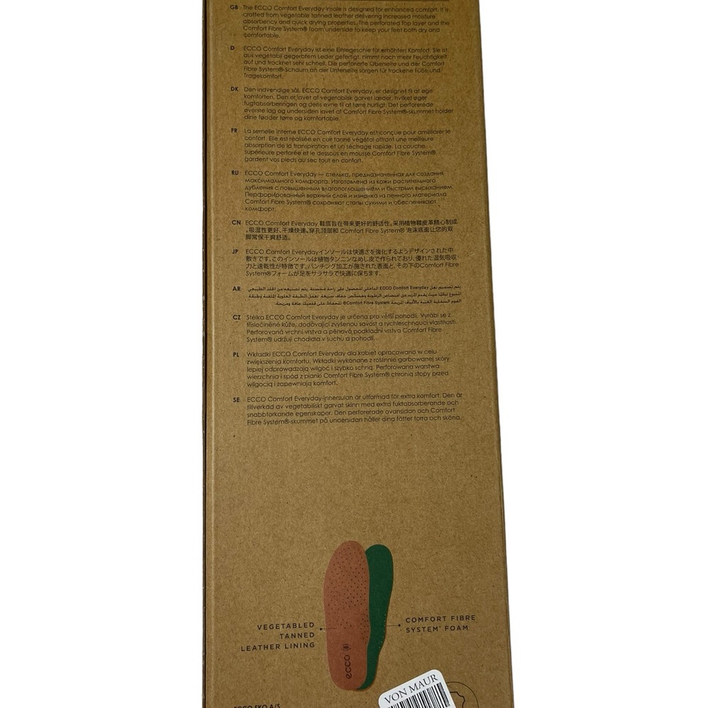 Ecco mens everyday insoles size 41 (8) - Picture 3 of 3